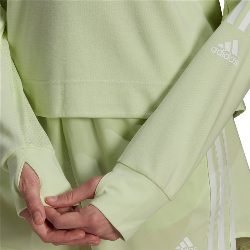 adidas TC Crew Sweat Top - Womens - Almost Lime
