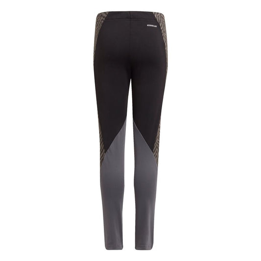 adidas Designed 2 Move Seasonal Leggings - Girls - Black/Grey/Black