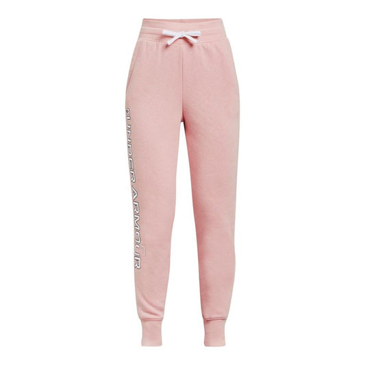 Under Armour Rival Fleece Joggers - Girls - Retro Pink/White/Black