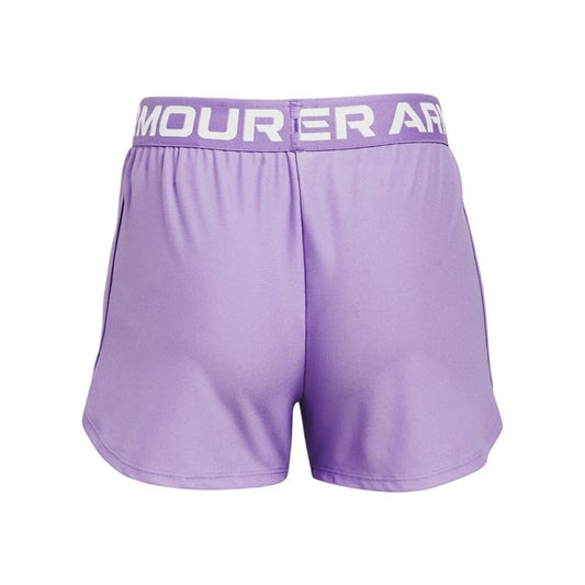 Under Armour Play Up Shorts - Girls - Vivid Lilac/White