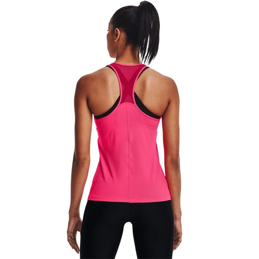 Under Armour HeatGear Armour Racer Training Tank Top - Womens - Penta Pink/Knock Out/Metallic Silver