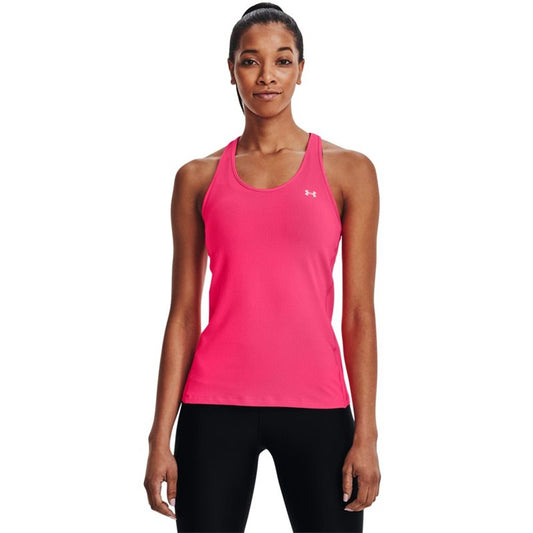 Under Armour HeatGear Armour Racer Training Tank Top - Womens - Penta Pink/Knock Out/Metallic Silver