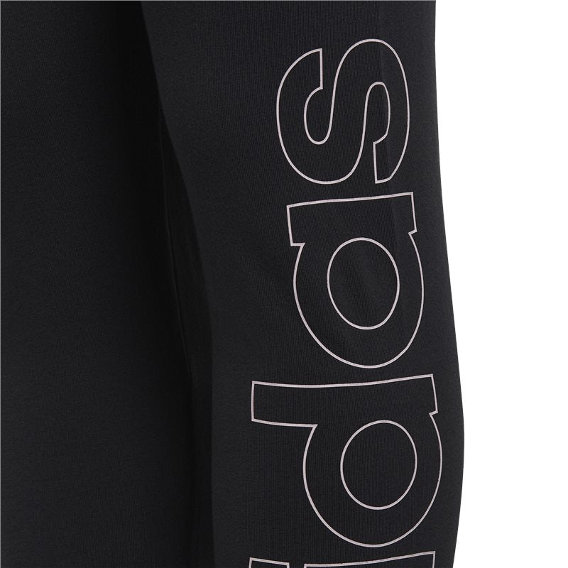 adidas Linear Leggings - Girls - Carbon/Pink