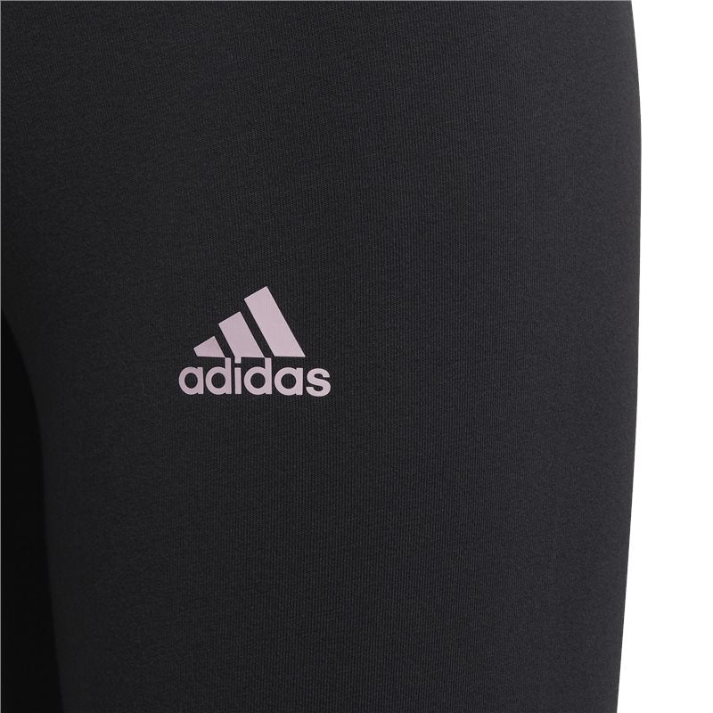 adidas Linear Leggings - Girls - Carbon/Pink