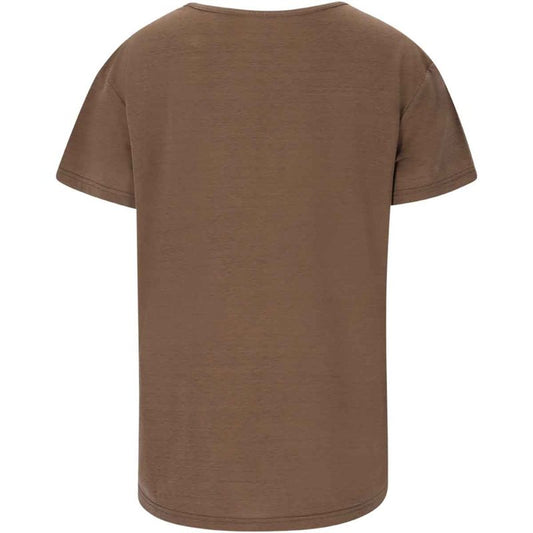Athlecia Lizzy Slub Short Sleeve Tee - Womens - Deep Taupe