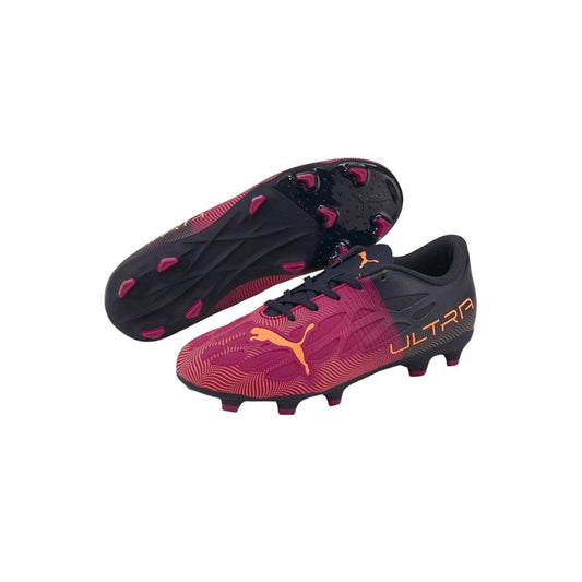 Puma Ultra 4.4 FG/AG Football Boots - Youth - Festival Fuchsia/Neon Citrus/Parisian Night