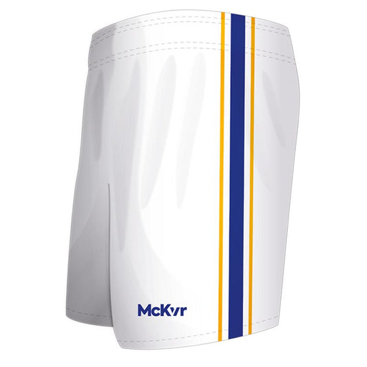 Mc Keever Core 22 GAA Shorts - Adult - White/Royal/Gold