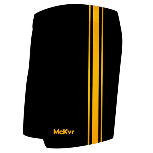 Mc Keever Core 22 GAA Shorts - Youth - Black/Amber