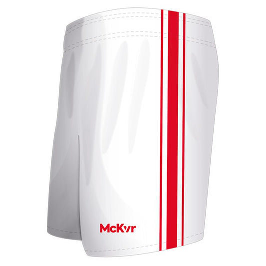 Mc Keever Core 22 GAA Shorts - Youth - White/Red