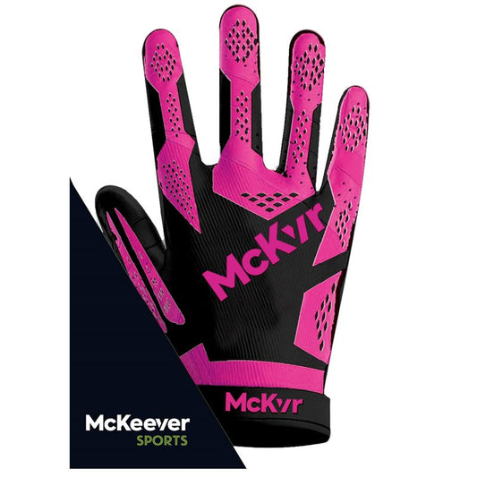 Mc Keever 2.0 Gaelic Gloves - Adult - Black/Pink