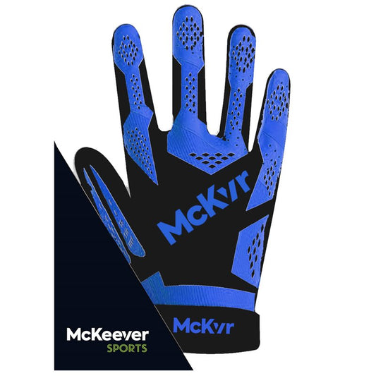 Mc Keever 2.0 Gaelic Gloves - Youth - Black/Royal
