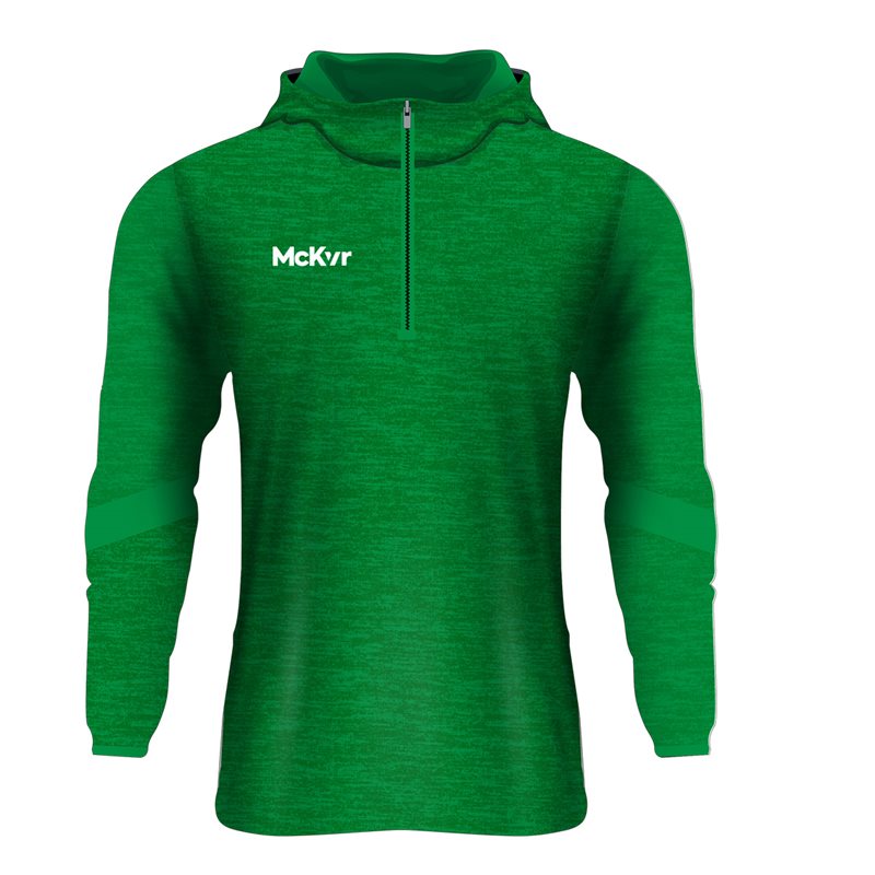 Mc Keever Core 22 1/4 Zip Hoodie - Adult - Green