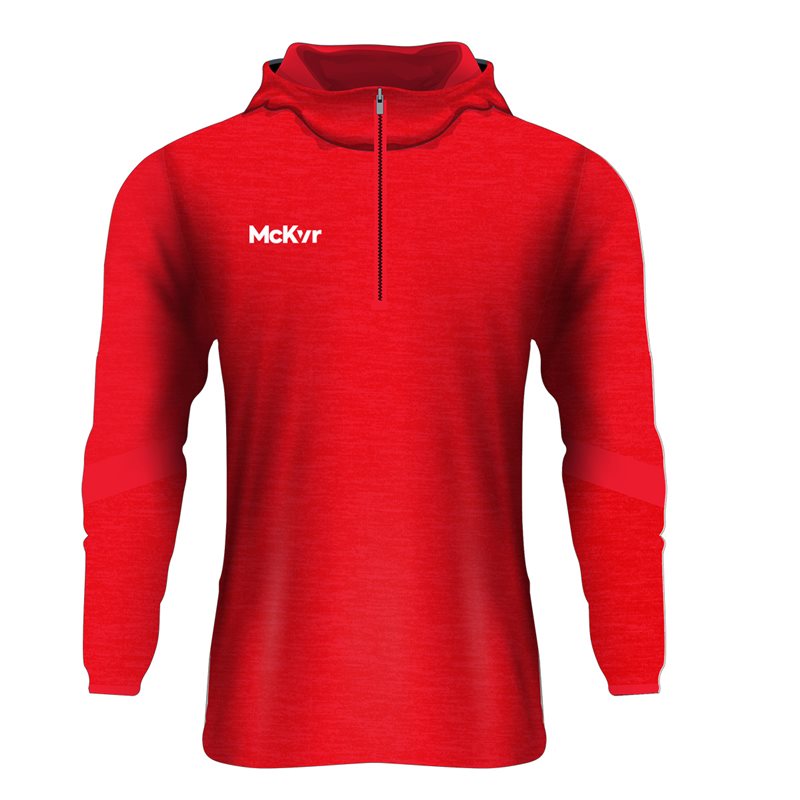 Mc Keever Core 22 1/4 Zip Hoodie - Youth - Red