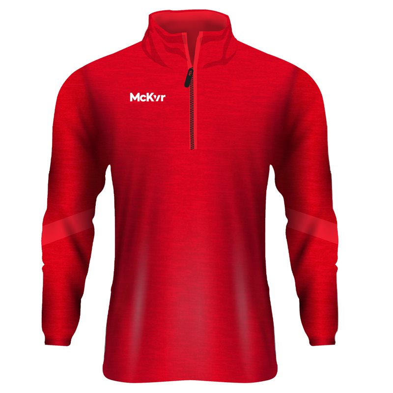 Mc Keever Core 22 1/4 Zip Top - Youth - Red