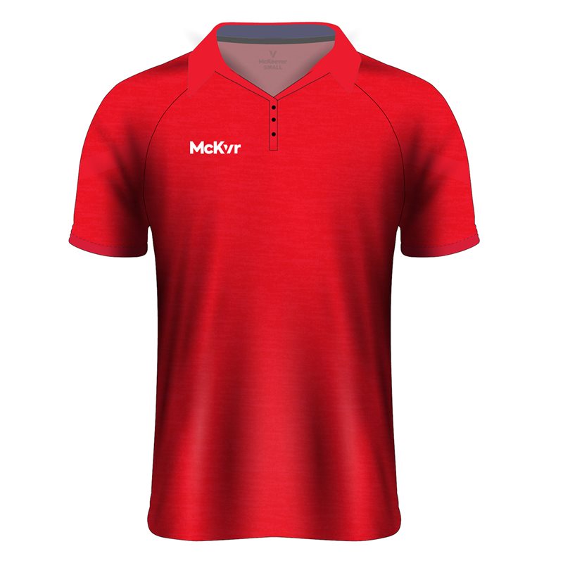 Mc Keever Core 22 Polo Top - Adult - Red