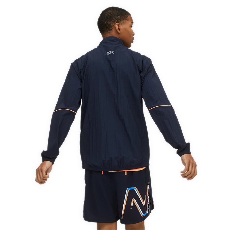 New Balance Printed Impact Run Jacket - Mens - Ecplise