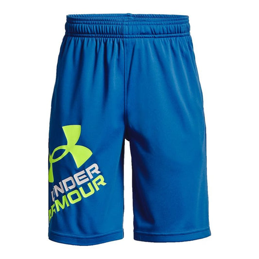 Under Armour Prototype 2.0 Logo Shorts - Boys - Cruise Blue/High-Vis Yellow