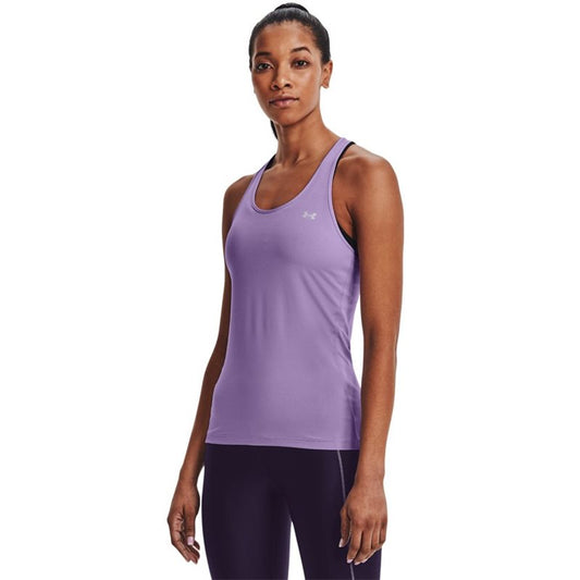 Under Armour HeatGear Armour Racer Training Tank Top - Womens - Octane/Metallic Silver