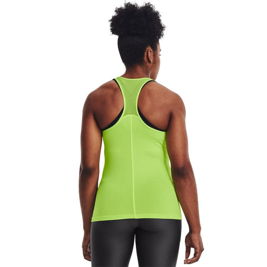 Under Armour HeatGear Armour Racer Training Tank Top - Womens - Quirky Lime/Metallic Silver