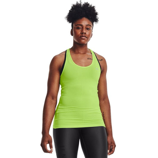 Under Armour HeatGear Armour Racer Training Tank Top - Womens - Quirky Lime/Metallic Silver