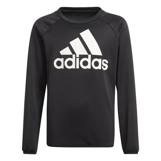 adidas D2M Big Logo Sweat Top - Boys - Black/White
