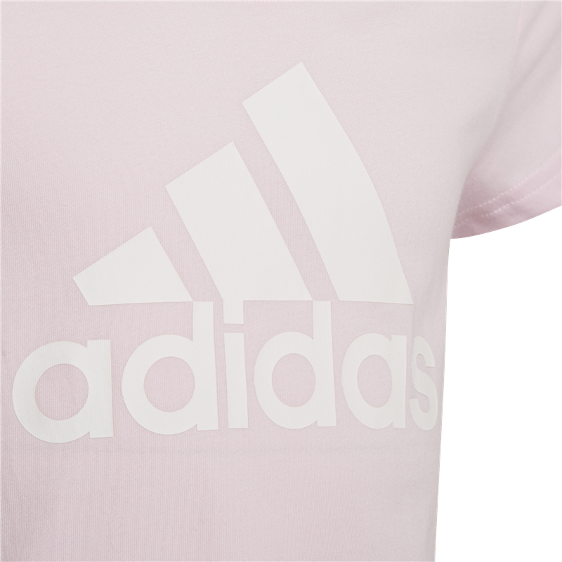 adidas BL Tee - Girls - Clear Pink/White