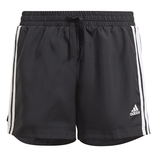 adidas Designed 2 Move 3 Stripes Shorts - Girls - Black/White