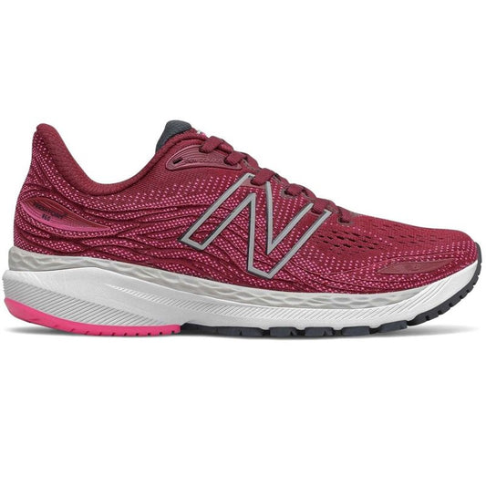 New Balance Fresh Foam X 860V12 Running Shoes - Womens - Garnet/Pink Glow