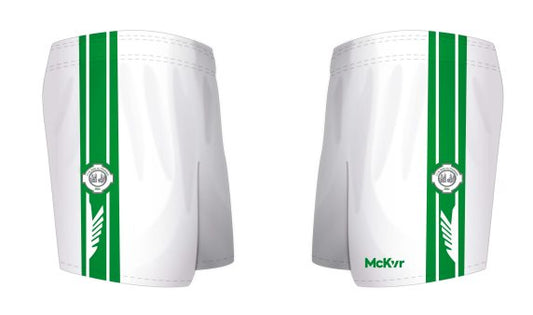Mc Keever Ballincollig GAA Official Home Shorts - Adult - Green/White