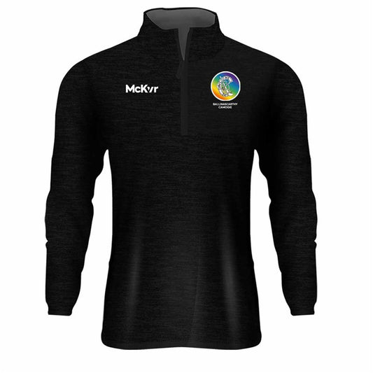 Mc Keever Ballinascarthy Camogie Core 22 1/4 Zip Top - Youth - Black