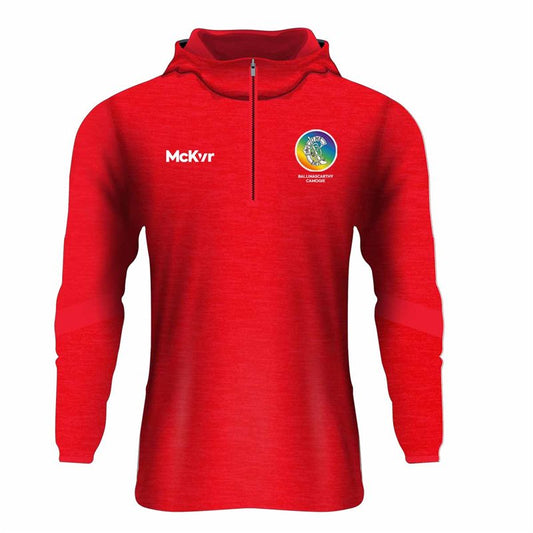 Mc Keever Ballinascarthy Camogie Core 22 1/4 Zip Top - Youth - Red