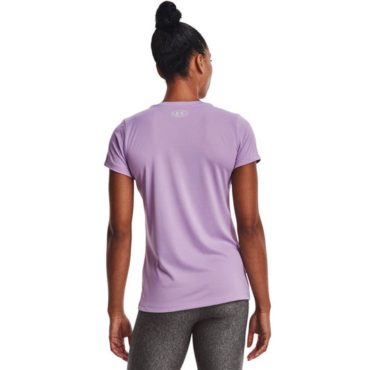 Under Armour Tech Tee - Womens - Octane/Metallic Silver