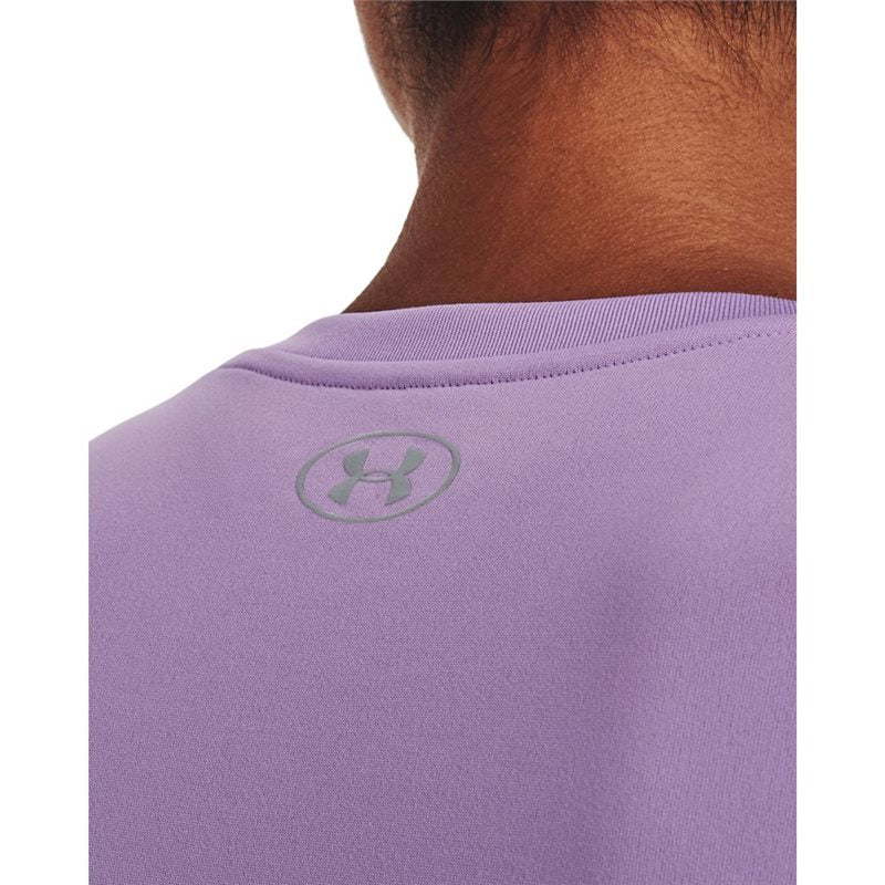 Under Armour Tech Tee - Womens - Octane/Metallic Silver