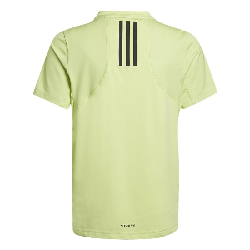 adidas XFG Aeroready Tee - Boys - Pulse Lime/Black/Dash grey