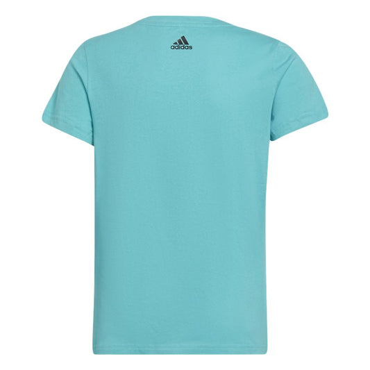 adidas Linear Tee - Girls - Semi Mint Rush/Black