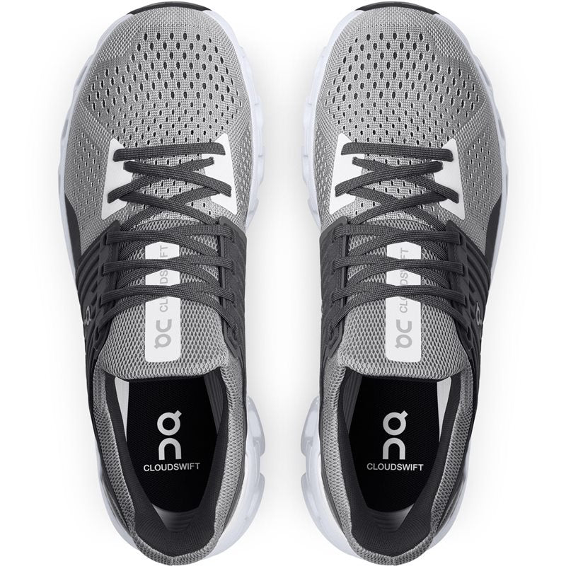 On Cloudswift Running Shoes - Mens - Alloy/Eclipse