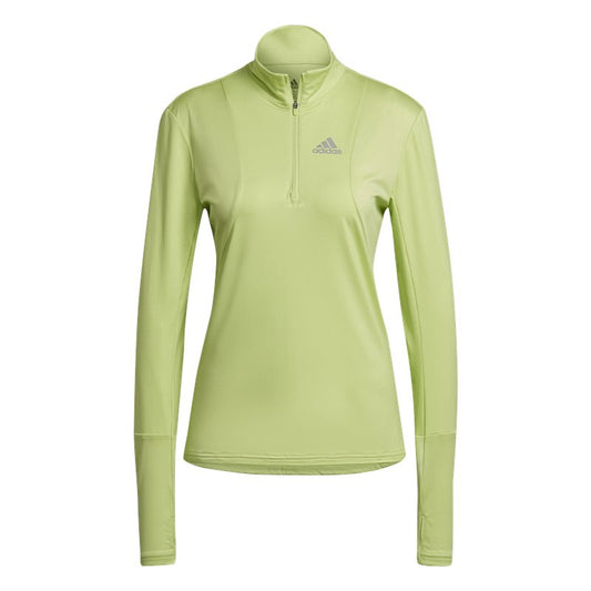 adidas Own The Run 1/2 Zip Top - Womens - Pulse Lime