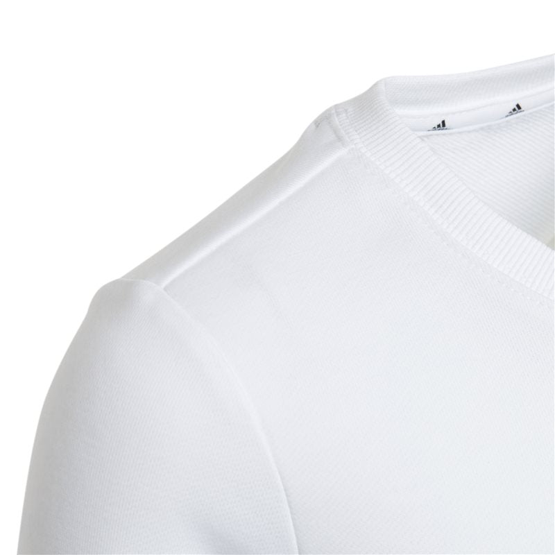adidas BL Sweat Top - Girls - White/Clear Pink