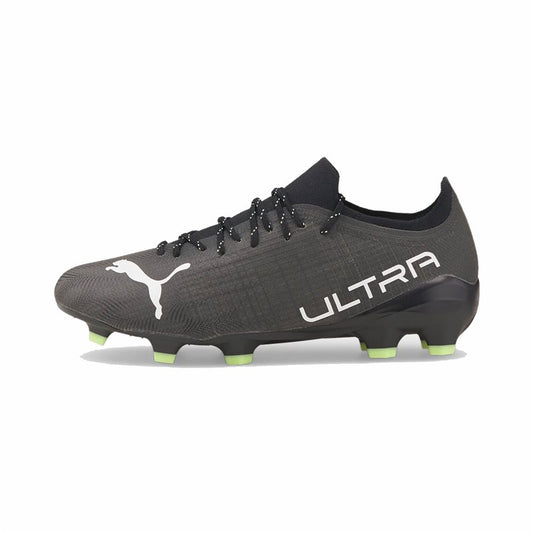 Puma Ultra 2.4 FG/AG Football Boots - Adult - Black/White/Fizzy Light