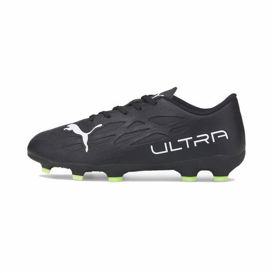 Puma Ultra 4.4 FG/AG Football Boots - Youth - Black/White/Fizzy Light