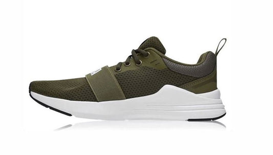 Puma Wired Run Trainers - Mens - Burnt Olive/White