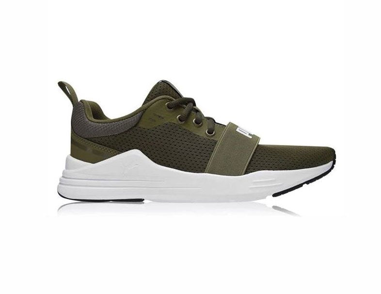 Puma Wired Run Trainers - Mens - Burnt Olive/White