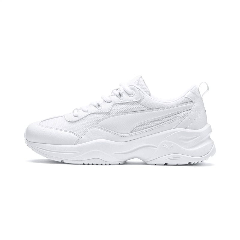 Puma Cilia Trainers - Womens - White/Grey Violet/Silver