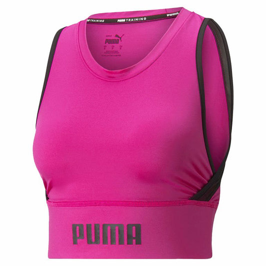 Puma Train Logo Everculpt Fashion Tank Top - Womens - Deep Orchid