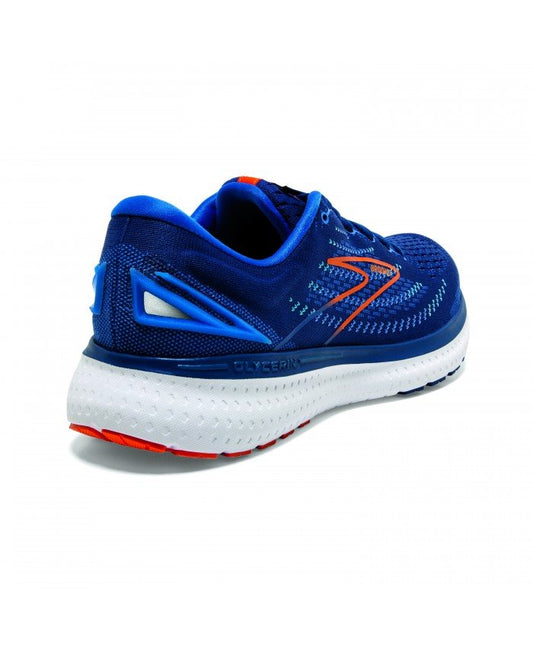 Brooks Glycerin 19 Running Shoes - Mens - Navy/Blue/Orange