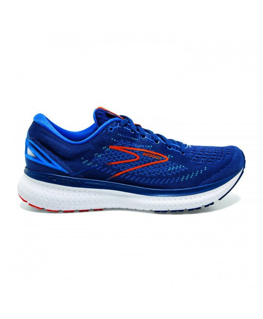 Brooks Glycerin 19 Running Shoes - Mens - Navy/Blue/Orange