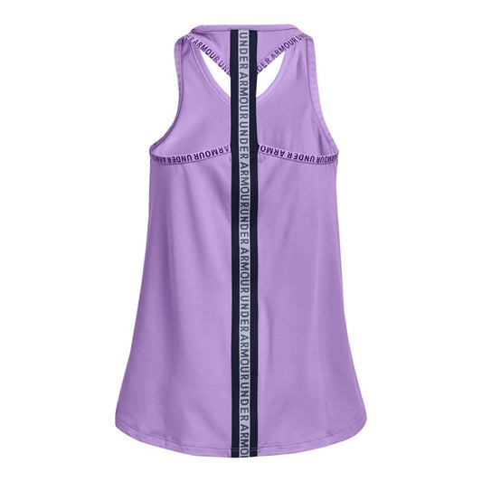Under Armour Knockout Tank Top - Girls - Vivid Lilac/Midnight Navy/Utility Blue