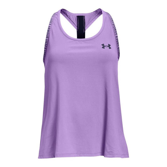 Under Armour Knockout Tank Top - Girls - Vivid Lilac/Midnight Navy/Utility Blue