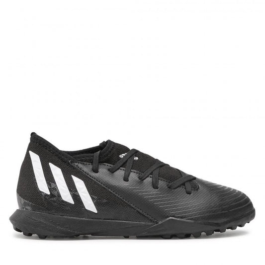adidas Predator Edge.3 Turf Football Boots - Youth - Black/White/Vivid Red
