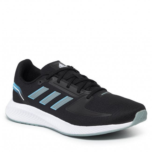 adidas RunFalcon 2.0 Trainers - Mens - Black/Magic Grey/Sky Rush